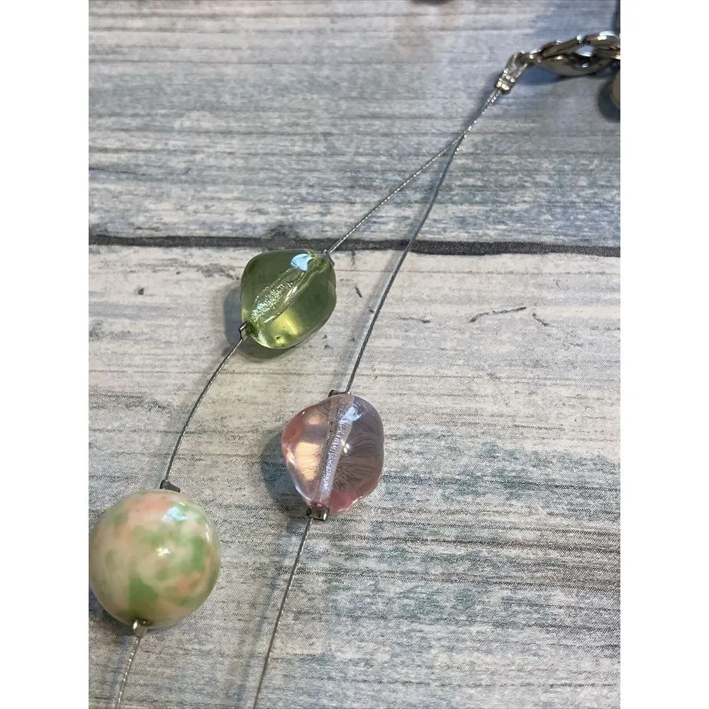 Top Frog‎ Double Strand Acrylic Bead Necklace NWOT Stations 16